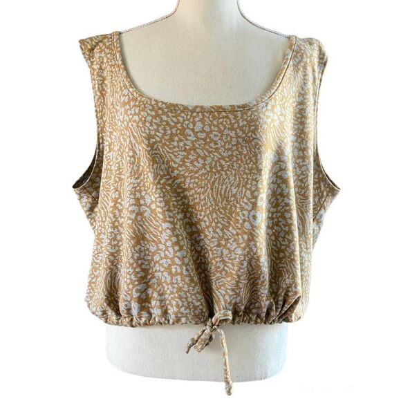 Zelie For She Crop Cinch Tank Top 2X - Picture 2 of 9